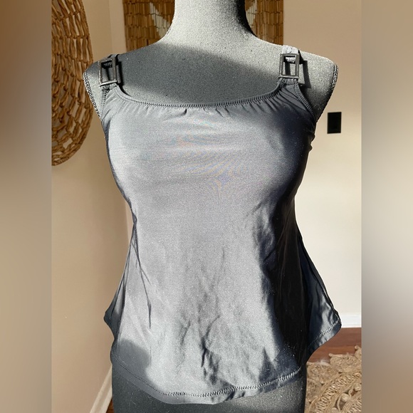 Black Swim Top - Picture 3 of 8